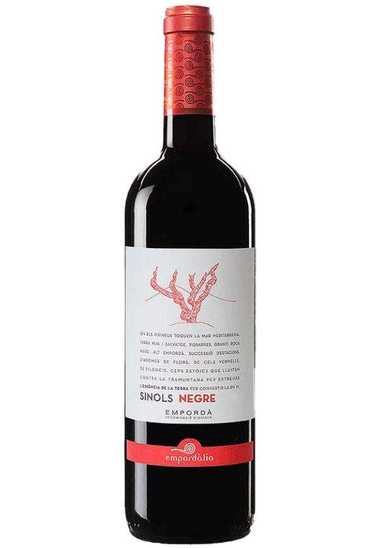 Weinhandel Spanien Rotwein Katalonien -Sinols Negre D.O. Empordà – Vino Tinto mit dunkelvioletter Farbe