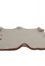 Handgemachte Wanddekoration aus spanischer Keramik mit rustikalen Terracotta-Seiten