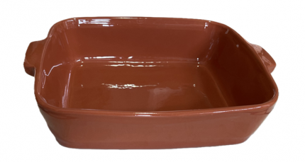 Keramik Kasserolle 23 cm – Terracotta aus Spanien