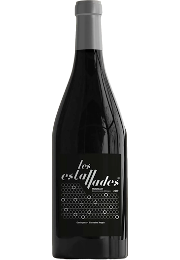 Flasche Les Estallades 2020 – Vino Tinto, ein spanischer Rotwein aus Montsant mit fruchtigen Aromen und frischer, mineralischer Note