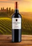 Wein Testpaket Drei Weinflaschen Perdre el Nord Merlot, Clos des Domines Reserva und Valerna am Strand bei Sonnenuntergang – La Bona Vida Weinpaket.